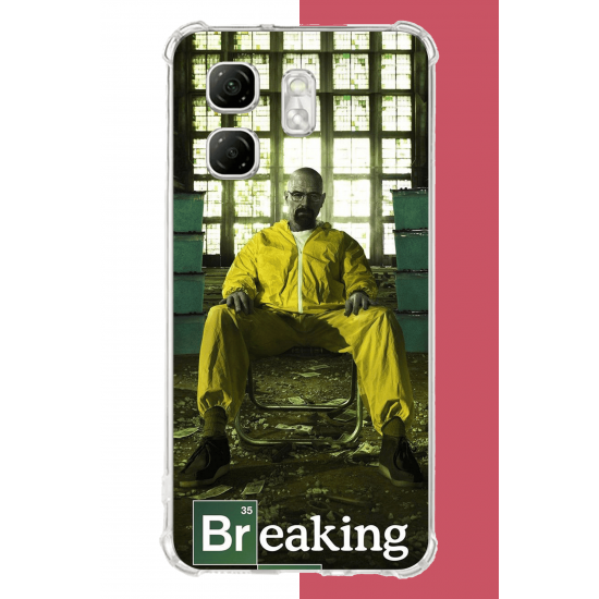 Infinix Hot 50i - Smart 9 Uyumlu breaking bad UV Baskılı Silikon Kılıf