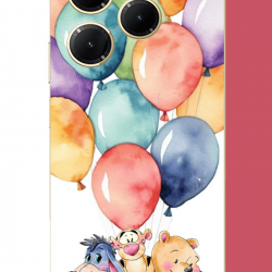 Tecno Spark 20 PRO Uyumlu winnie the pooh.jpeg UV Baskılı Silikon Kılıf