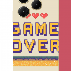Tecno Spark 20 PRO Uyumlu game over UV Baskılı Silikon Kılıf