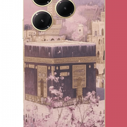Tecno Spark 20 PRO Uyumlu pembe çiçekli kabe UV Baskılı Silikon Kılıf
