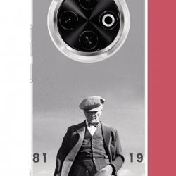 Tecno Spark 30C Uyumlu atatürk 1881 1938 UV Baskılı Silikon Kılıf