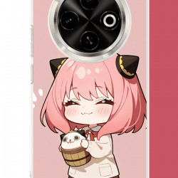 Tecno Spark 30C Uyumlu kawaii küçük kız UV Baskılı Silikon Kılıf Tecno Spark 30C Uyumlu kawaii küçük kız UV Baskılı Silikon Kılıf