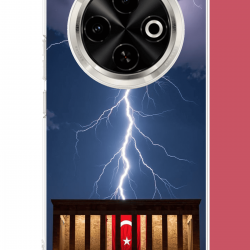 Tecno Spark 30C Uyumlu Anıtkabir UV Baskılı Silikon Kılıf