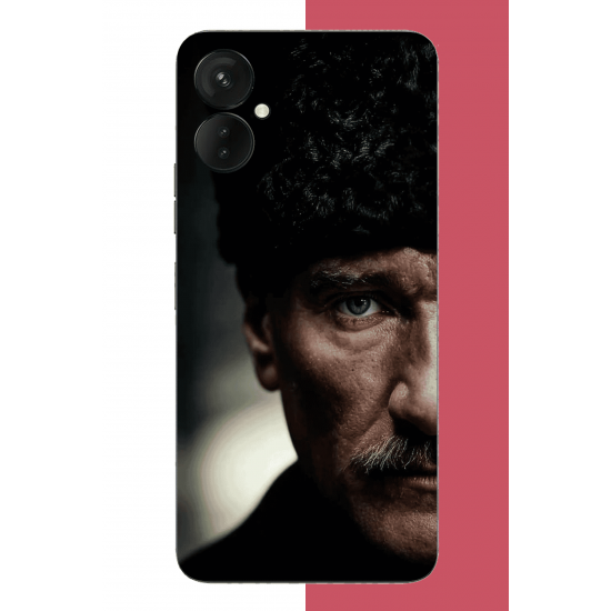 Tecno Spark 9 Pro Uyumlu Atatürk4 UV Baskılı Silikon Kılıf