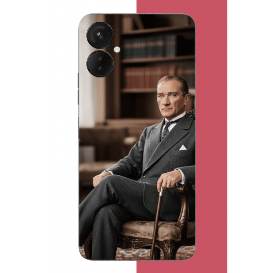Tecno Spark 9 Pro Uyumlu Atatürk6 UV Baskılı Silikon Kılıf