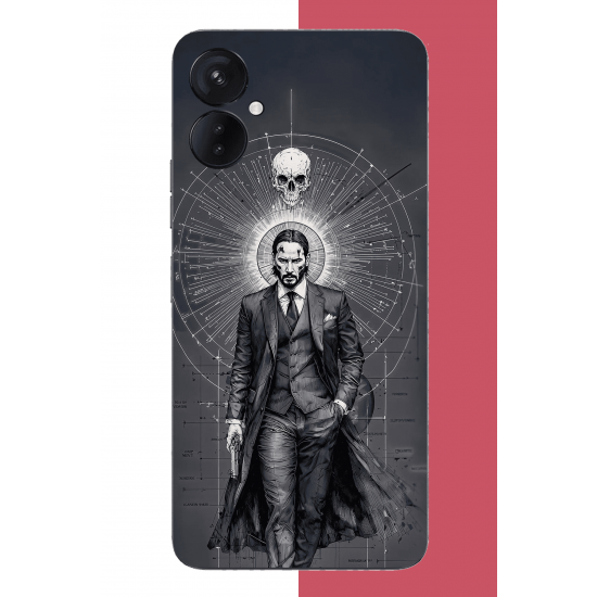 Tecno Spark 9 Pro Uyumlu baba yaga UV Baskılı Silikon Kılıf