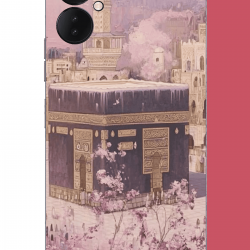Tecno Spark 9 Pro Uyumlu pembe çiçekli kabe UV Baskılı Silikon Kılıf