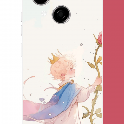 Tecno Spark GO 1 Uyumlu küçük prens6 UV Baskılı Silikon Kılıf