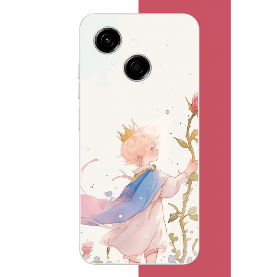 Tecno Spark GO 1 Uyumlu küçük prens6 UV Baskılı Silikon Kılıf