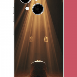 Tecno Spark GO 1 Uyumlu Huzur Dua UV Baskılı Silikon Kılıf