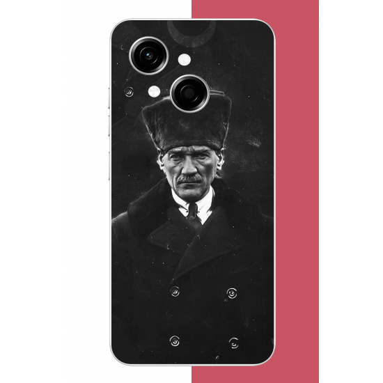 Tecno Spark GO 1 Uyumlu atatürk 2 UV Baskılı Silikon Kılıf