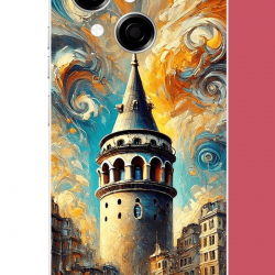 Tecno Spark GO 1 Uyumlu Galata UV Baskılı Silikon Kılıf