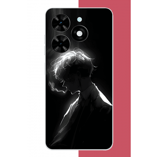 Tecno Spark Go 2024 Uyumlu karanlıktaki anime karakteri UV Baskılı Silikon Kılıf Tecno Spark Go 2024 Uyumlu karanlıktaki anime karakteri UV Baskılı Silikon Kılıf