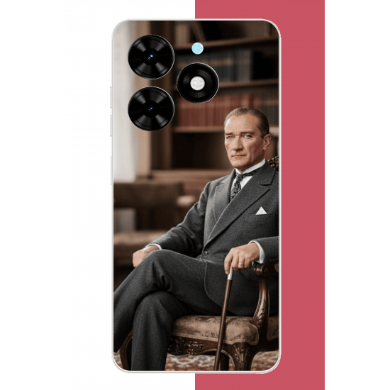 Tecno Spark Go 2024 Uyumlu Atatürk6 UV Baskılı Silikon Kılıf Tecno Spark Go 2024 Uyumlu Atatürk6 UV Baskılı Silikon Kılıf