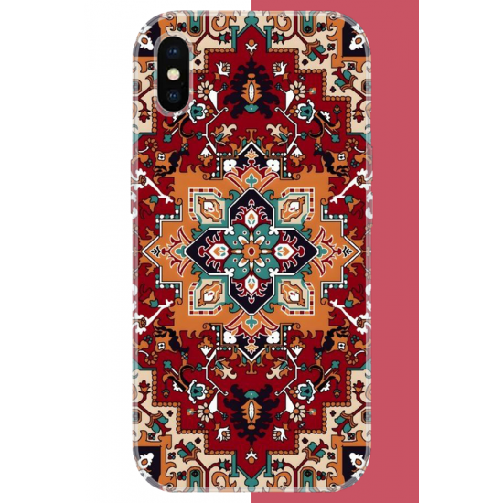 iPhone XS MAX Uyumlu Halı1 UV Baskılı Silikon Kılıf