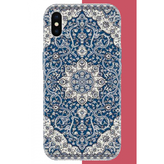 iPhone XS MAX Uyumlu Halı2 UV Baskılı Silikon Kılıf