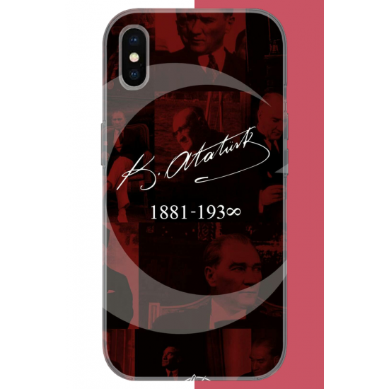 iPhone XS MAX Uyumlu Atatürk İmza UV Baskılı Silikon Kılıf iPhone XS MAX Uyumlu Atatürk İmza UV Baskılı Silikon Kılıf
