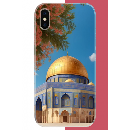 iPhone XS MAX Uyumlu Kudüs3 UV Baskılı Silikon Kılıf