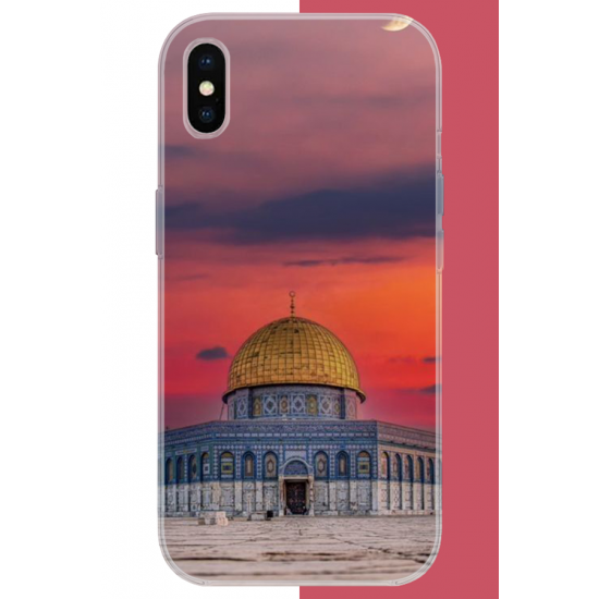 iPhone XS MAX Uyumlu Kudüs4 UV Baskılı Silikon Kılıf