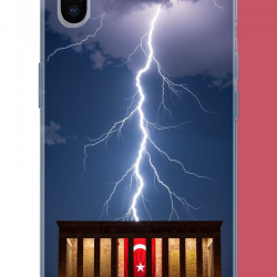 iPhone XS MAX Uyumlu Anıtkabir UV Baskılı Silikon Kılıf