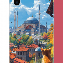 iPhone XS MAX Uyumlu Ayasofya1 UV Baskılı Silikon Kılıf