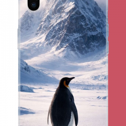 iPhone XS MAX Uyumlu nihilist Penguen2 UV Baskılı Silikon Kılıf