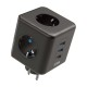 Winnboss WN-3440 Akım Korumalı Isıya Dayanıklı 3 lü Duvar Tipi Priz